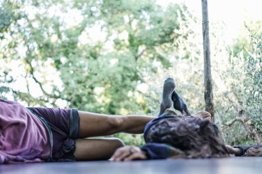 dancer foot, contact improvisation, detail