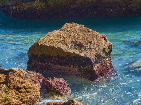 Una Mañana Desde Las Rocas Observando Los Colores Azul Marino —  Fotos de Stock