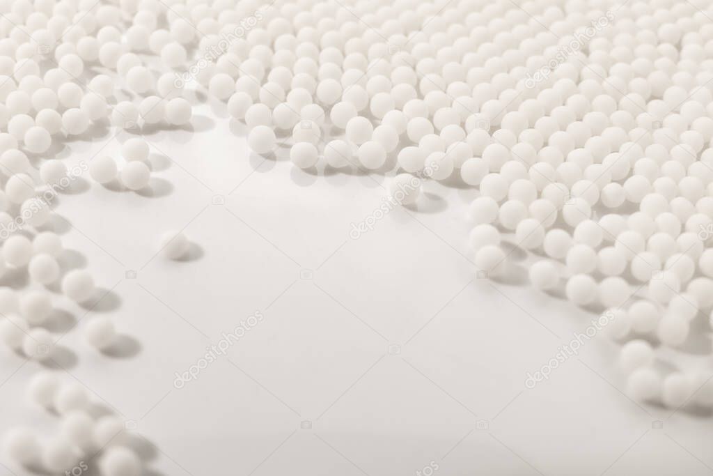 Homeopathy medicines isolated on a White Background