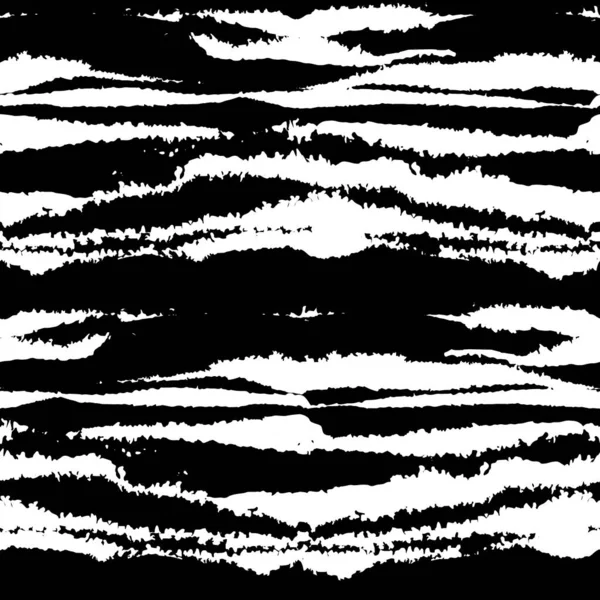 Grunge siyah zebra çizgileri kusursuz vektör deseni. Kumaş, duvar kağıdı, yapıştırma kitabı projeleri, davetiye kartları veya arka planlar için beyaz arkaplan üzerindeki siyah doku.