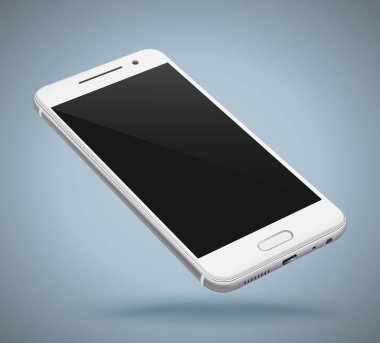 Gerçekçi smartphone kolay yer görüntü içine ekran smartphone.