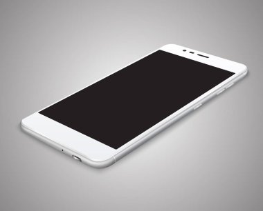 Gerçekçi smartphone kolay yer görüntü içine ekran smartphone.