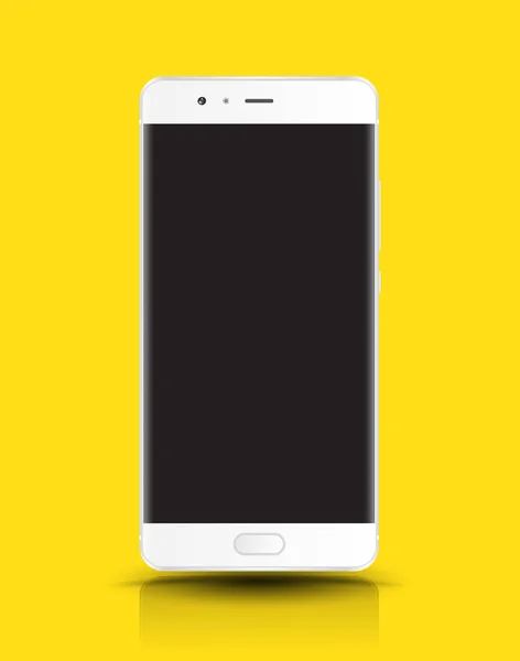 Mockup smartphone realistico — Vettoriale Stock