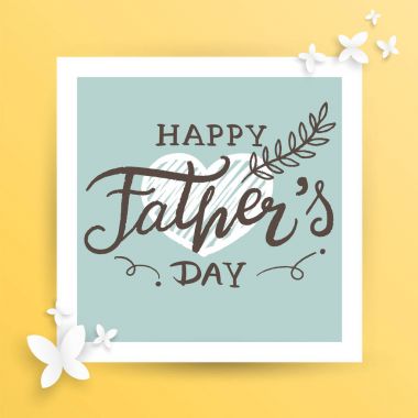 Babalar günü kartı.. 