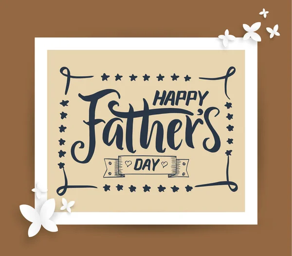 Father's Day card. — Stock Vector