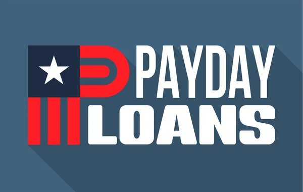 Payday δάνεια banner. — Διανυσματικό Αρχείο