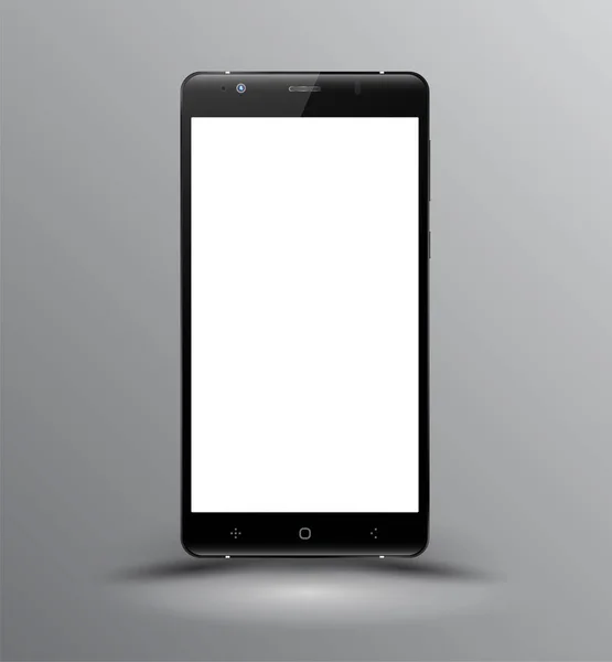 Realistische Smartphone-Attrappe. Vektor-Illustration für Technologie und Werbung. Vektorgrafiken