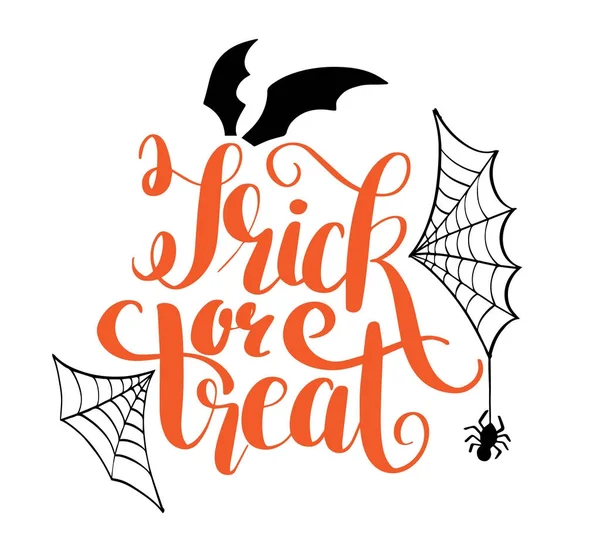 Feliz Halloween vector de letras . — Archivo Imágenes Vectoriales
