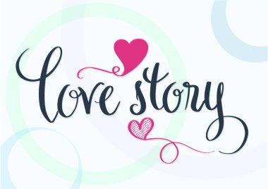 Aşk kavramı için doodle. 