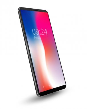 İzole gerçekçi akıllı telefonlar