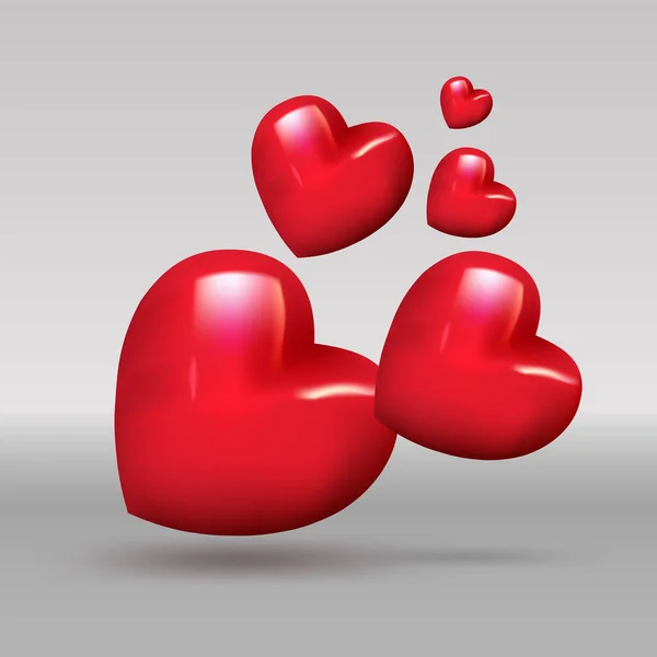 Herz für die Liebe. — Stockvektor