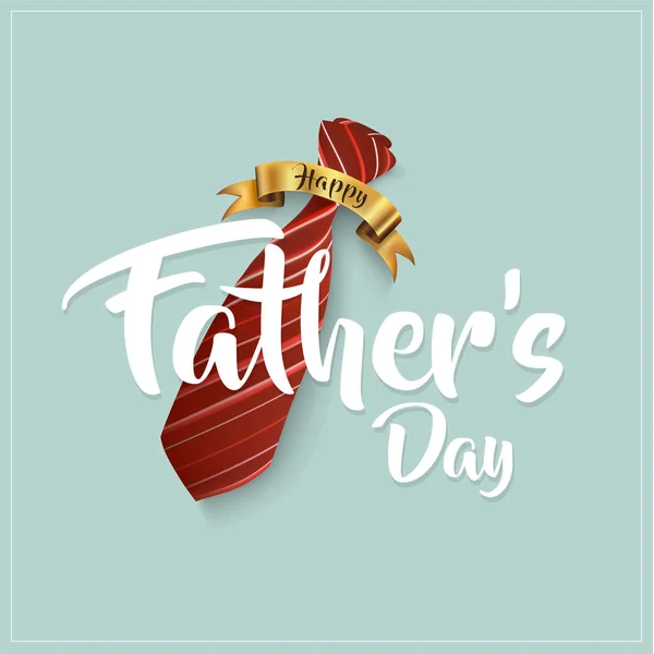 Happy Father Day greeting card. — Stock Vector