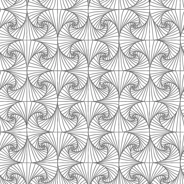 Modèle de spirale abstrait sans couture . — Image vectorielle