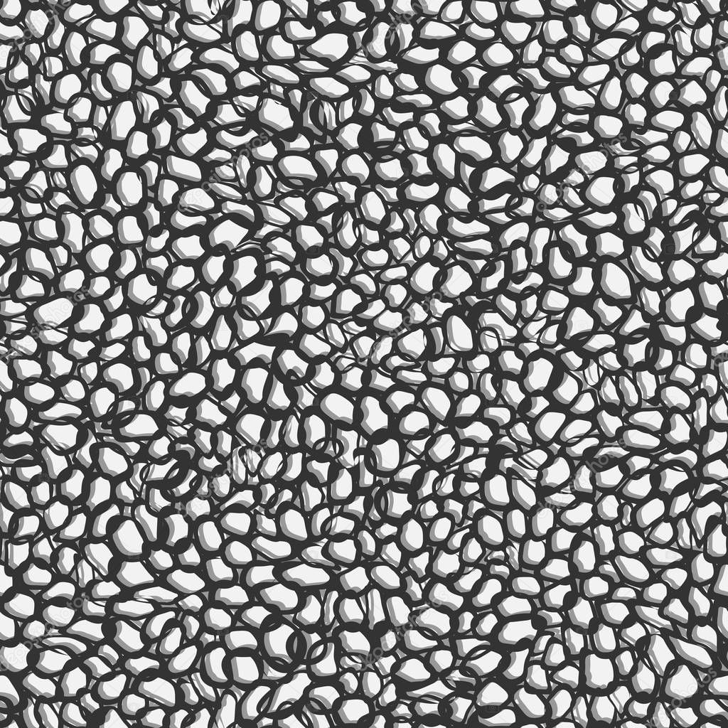 Seamless abstract pattern of bubbles.