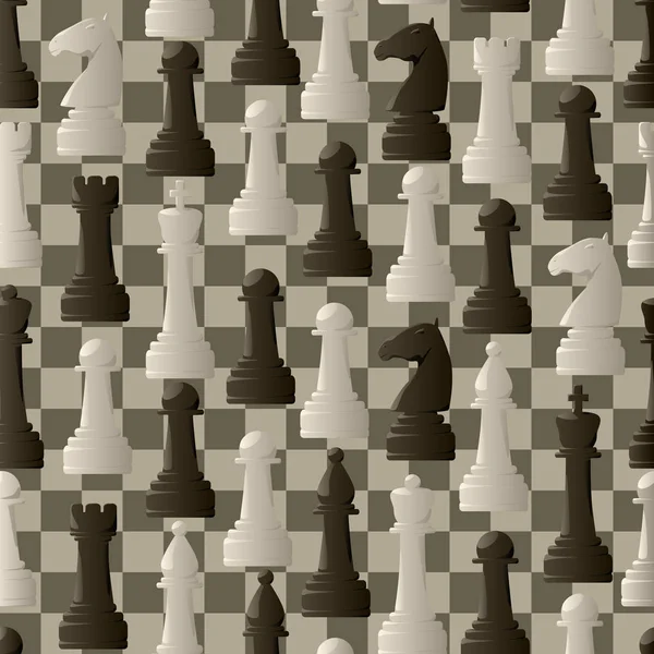 チェスの駒の抽象的な背景. — ストックベクタ