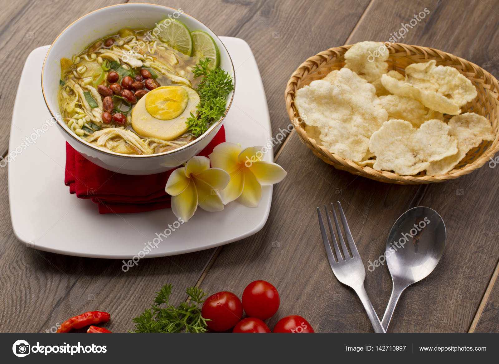 Soto Ayam Indonesian Chicken Soup Photographie Ismedhasibuan