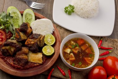 Endonezya Gıda kızarmış kaburga