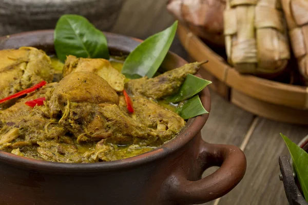 Ketupat Lebaran um bolo de arroz — Fotografia de Stock