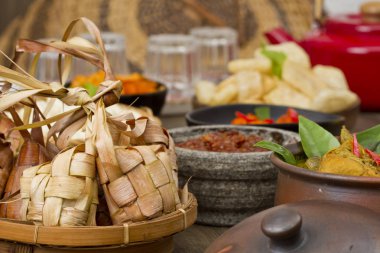 Ketupat Lebaran bir pirinç kek