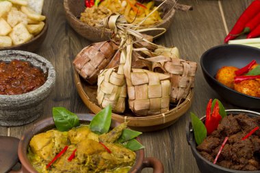 Ketupat Lebaran bir pirinç kek