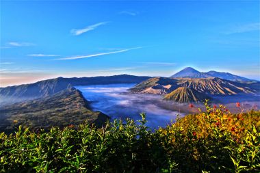Beautiful Indonesian Landscape clipart