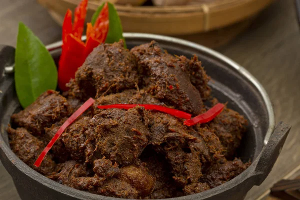 Rindfleisch rendang indonesische Lebensmittel — Stockfoto