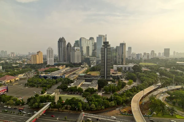 Jakarta cityscape geceleri
