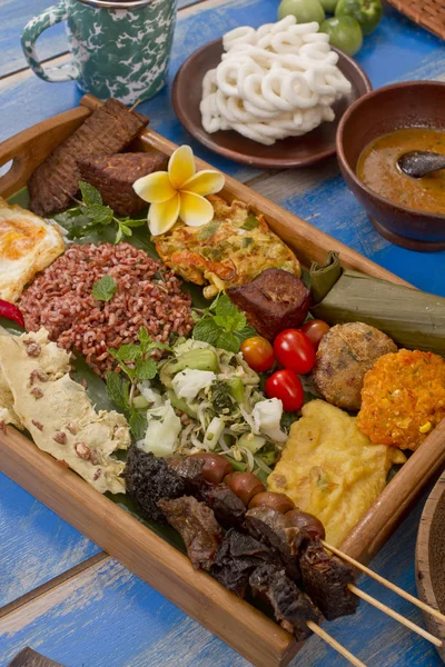 Indonesian pecel a vegetables salad — Stock Photo, Image