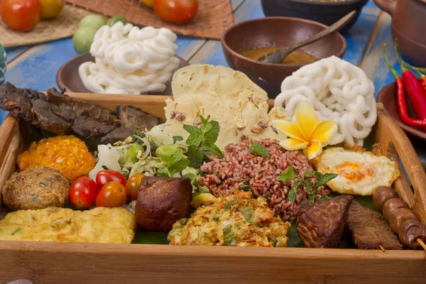 Indonesische Pekel ein Gemüsesalat — Stockfoto