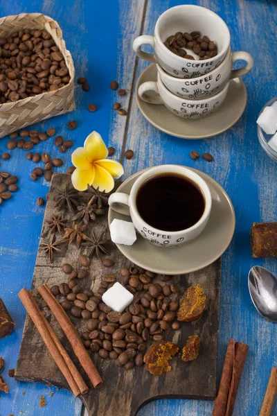 Una taza de café caliente — Foto de Stock