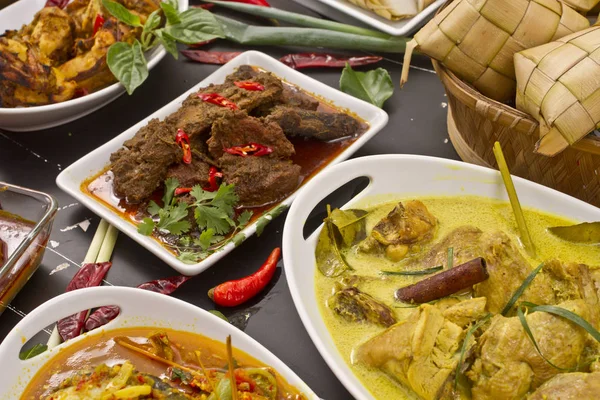 Various Indonesian food — Stock Photo, Image