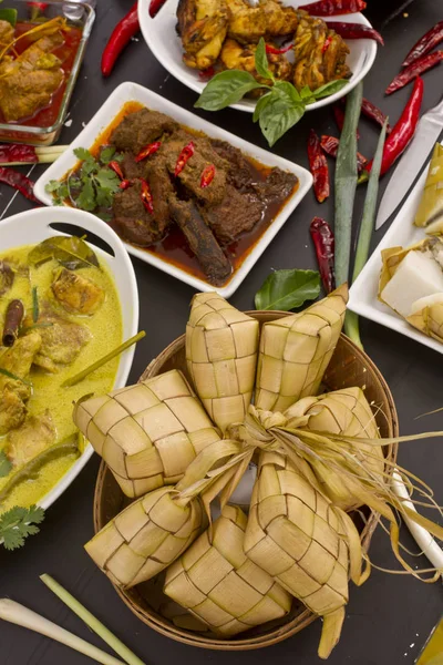 Various Indonesian food — Stock Photo, Image