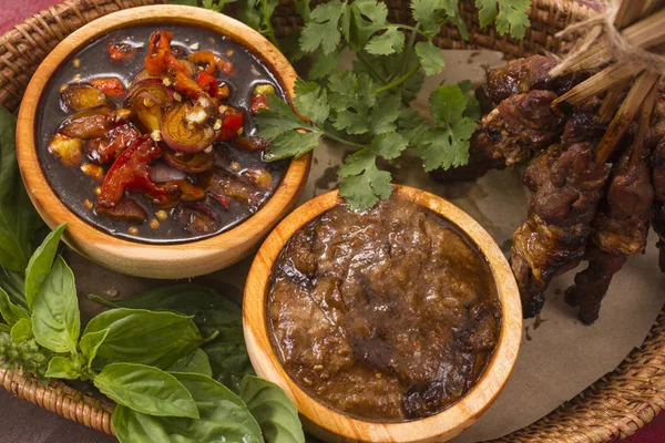 Sate kambing, rożen mięs baranka — Zdjęcie stockowe