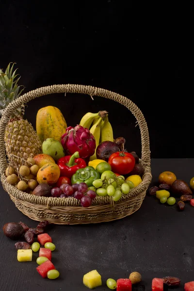 meyve sepeti üzerine