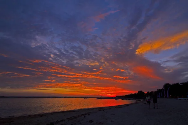 Eine Landschaft von sanur beach bali — Stockfoto