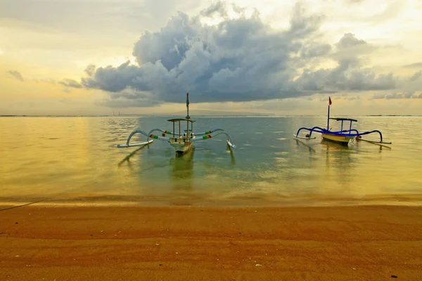 A scenery of Sanur Beach Bali — Stock Photo, Image