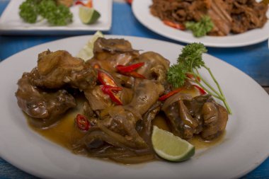 Öğle yemeği için Endonezya set menü