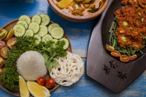 Індонезійська Продовольчої Курка Каррі — стокове фото