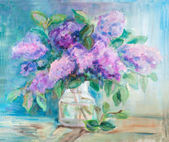 Картина, постер, плакат, фотообои "bunch of lilac", артикул 166252032