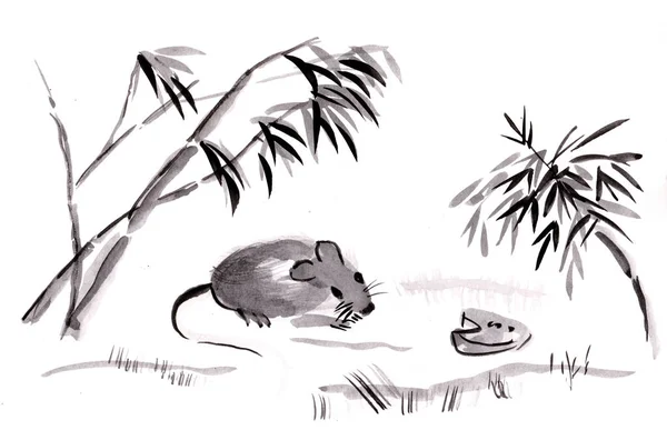Mouse and cheese