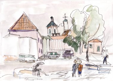 Vilnius sokaklarında