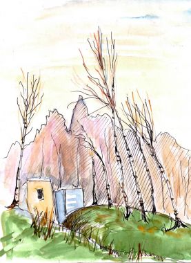 Sonbahar manzara, Ekim