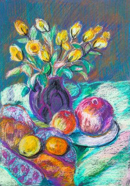 buket ile natürmort