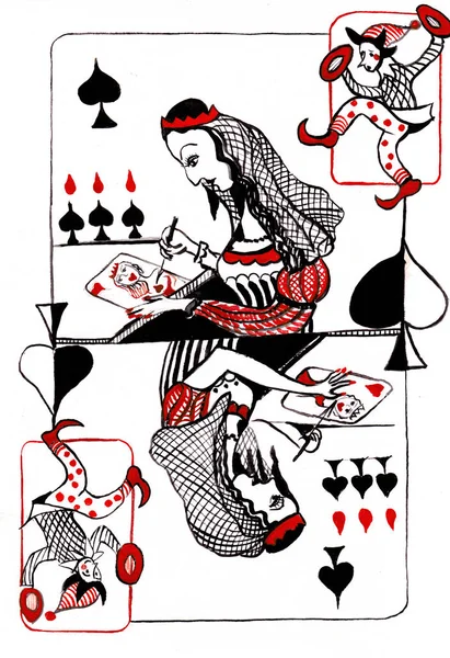 The queen of spades