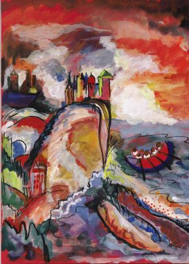 On Kandinsky's motives clipart