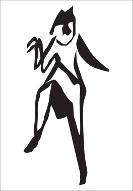 Anlık kroki, stüdyoda poz kız