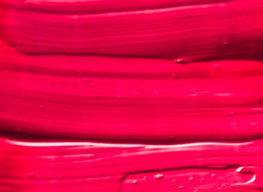 Kırmızı kozmetik doku arka planı, makyaj ve cilt estetiği 