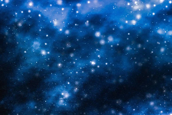 Stjärnor, planet och galaxen i kosmos universum, utrymme och tid trav — Stockfoto