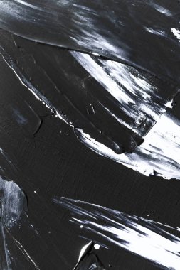 Sanatsal soyut doku arkaplanı, beyaz akrilik boya fırçası 