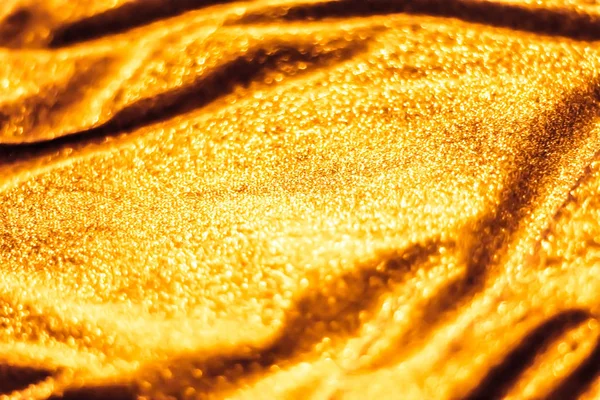 Vacanza d'oro scintillante scintillio sfondo astratto, shi di lusso — Foto Stock